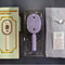 Massage hair comb purple