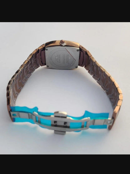 men,s golden chain watch