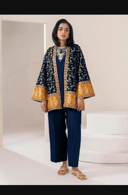3 pcs women,s unstitched plain suit&nbsp;