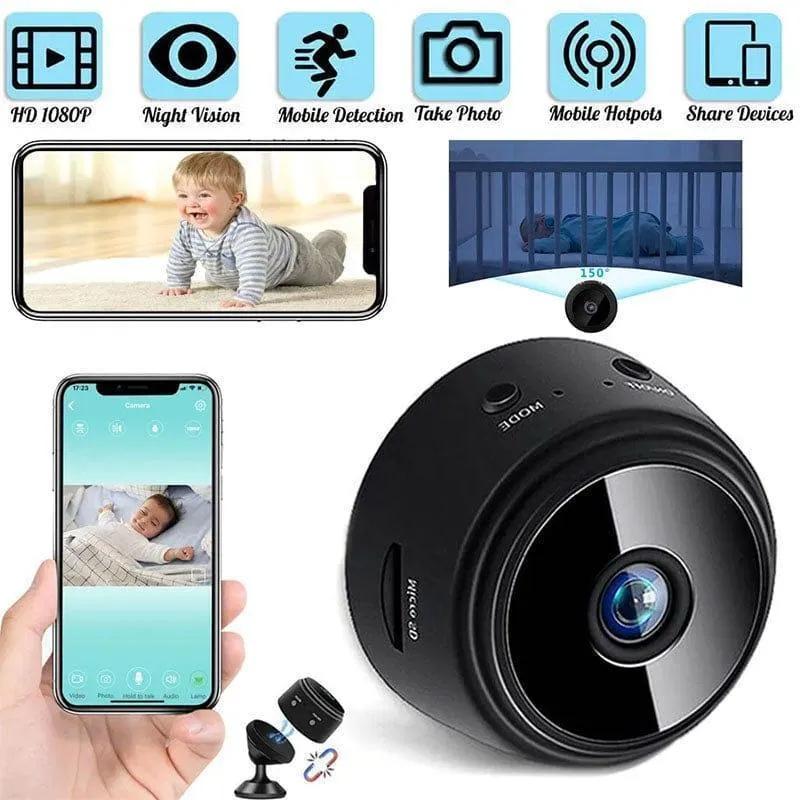 Mini wifi camera HD 1080p night vision mobile monitor