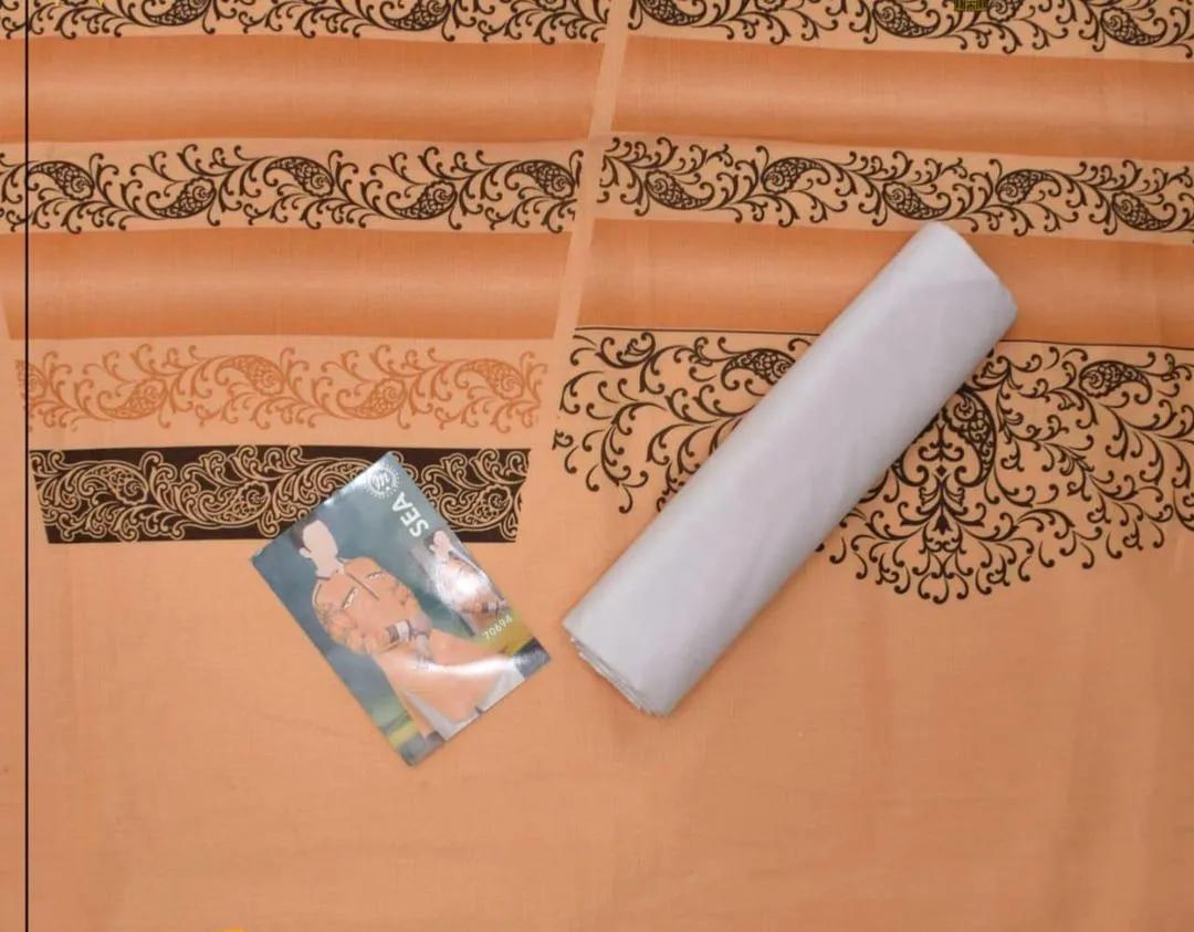 men cotton suit peach self print weeding eid ramadan